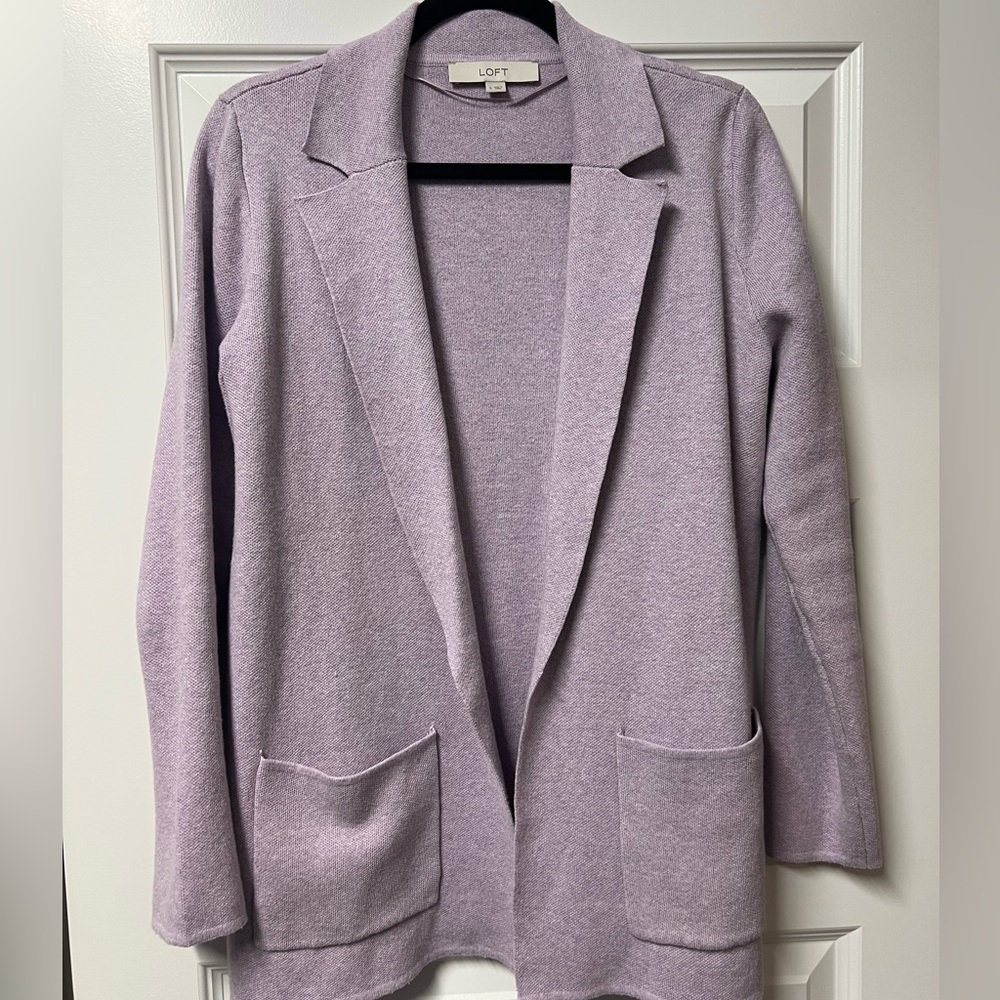LOFT Relaxed Lilac Purple Blazer - S